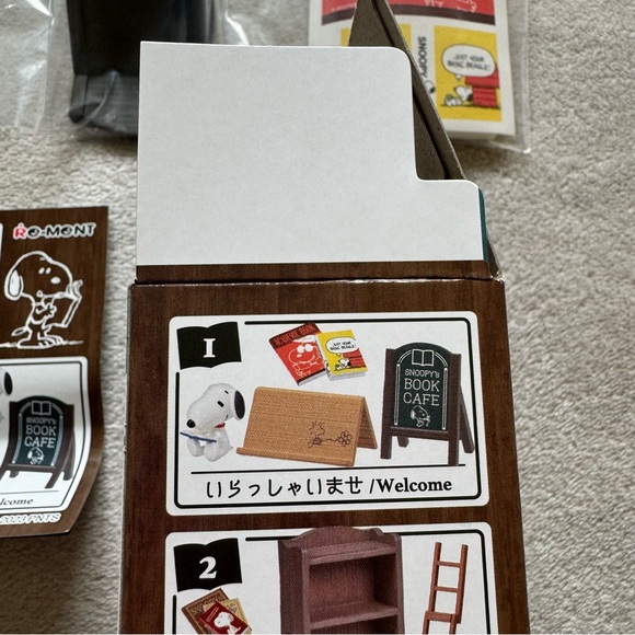 Re-ment Snoopy's Book Cafe Blind Box - Picture 6 of 6